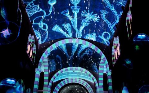 DAS PARADIES IST ANDERSWO. Multimediale Lichtinstallation von Kane. Kirche St. Michael, Köln, Dezember 2017, Projektentwurf. DAS PARADIES IST ANDERSWO. Multimediale Lichtinstallation von Kane. Kirche St. Michael, Köln, Dezember 2017, Projektentwurf.